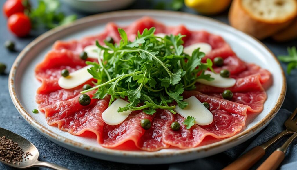 découvrez des idées simples et savoureuses pour accompagner votre carpaccio de bœuf et sublimer ce plat délicat avec des saveurs équilibrées.