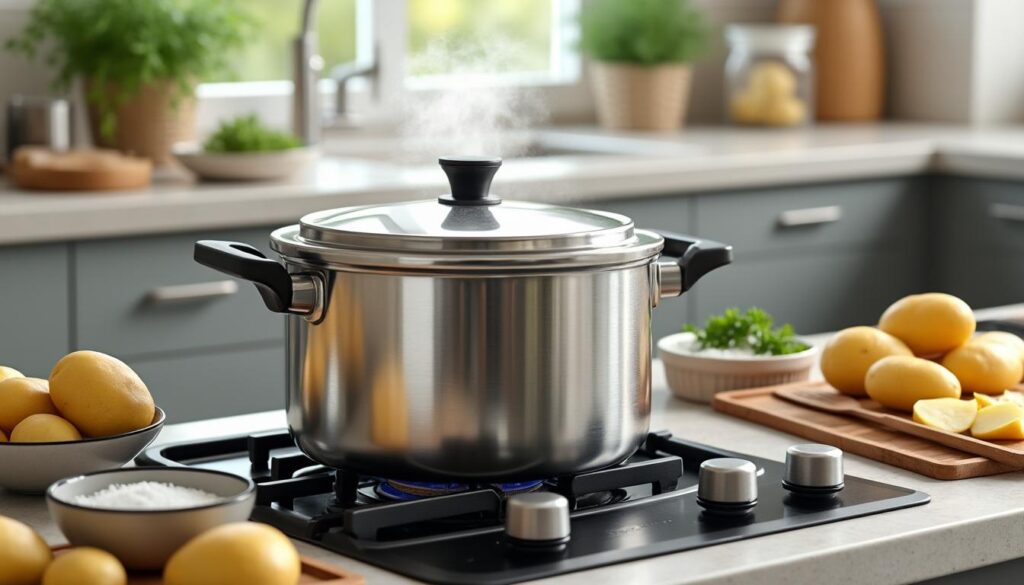 découvrez comment cuire rapidement et parfaitement vos pommes de terre à la cocotte minute avec nos conseils pratiques et les temps de cuisson idéaux.