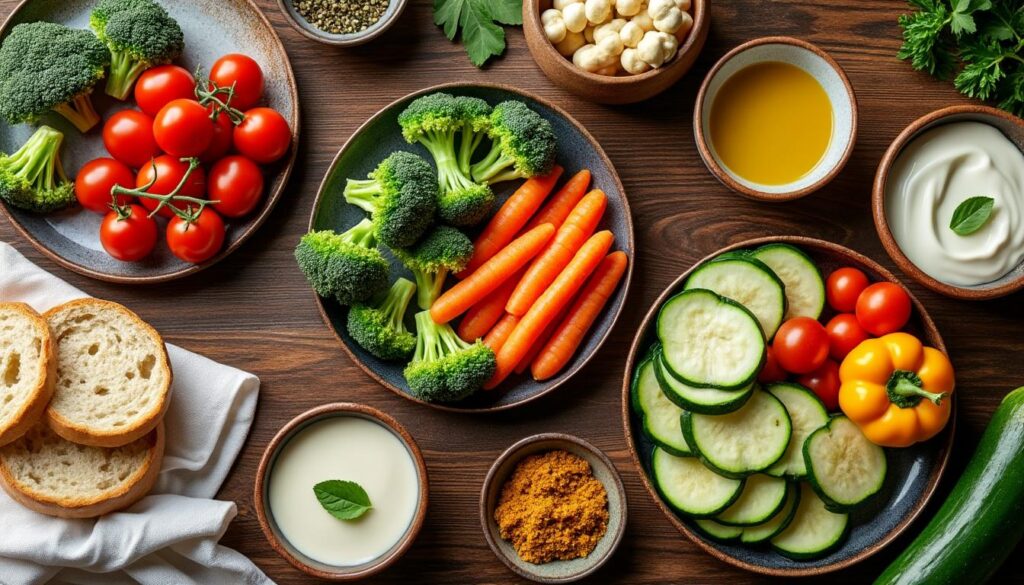 découvrez des idées d'accompagnement pour votre fondue bourguignonne : légumes variés, sauces savoureuses et pains gourmands pour un repas convivial et réussi.