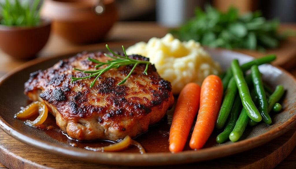 découvrez la recette traditionnelle de la joue de porc façon grand-mère, une préparation fondante et savoureuse pour un repas réconfortant à l'ancienne.