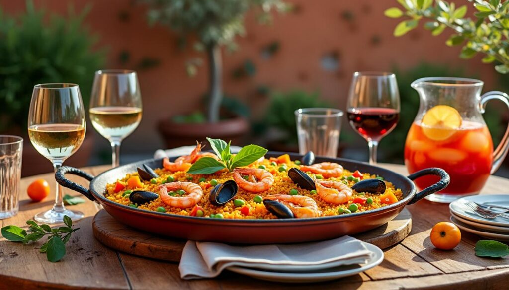 découvrez les meilleures boissons et vins à associer avec votre paella pour un accord parfait et sublimer ce plat emblématique de la cuisine espagnole.