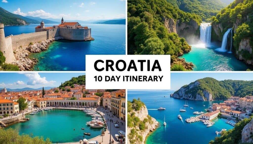 découvrez un circuit complet de 10 jours en croatie avec un itinéraire détaillé et des conseils pratiques pour profiter pleinement de votre voyage.