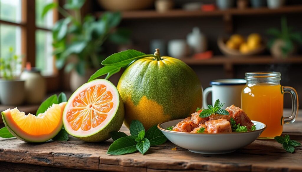 découvrez les bienfaits du pamplemousse chinois, ses saveurs uniques et comment l'utiliser en cuisine pour sublimer vos plats.