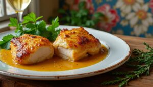 découvrez notre recette facile et savoureuse de poulet au vin jaune, un plat traditionnel du jura qui ravira vos papilles avec ses saveurs uniques et délicates.