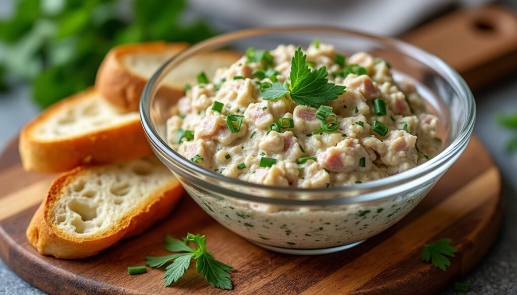 découvrez une recette facile et rapide de rillettes de thon au fromage blanc, parfaite pour un apéritif savoureux et léger.