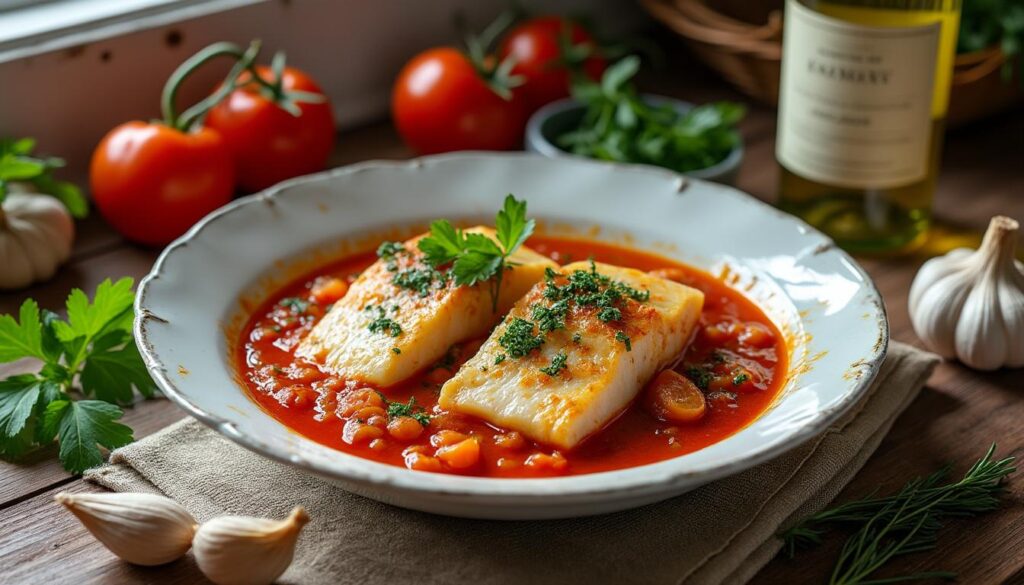 découvrez la recette traditionnelle grand-mère de la lotte à l'armoricaine, simple à réaliser et pleine de saveurs authentiques de la bretagne.
