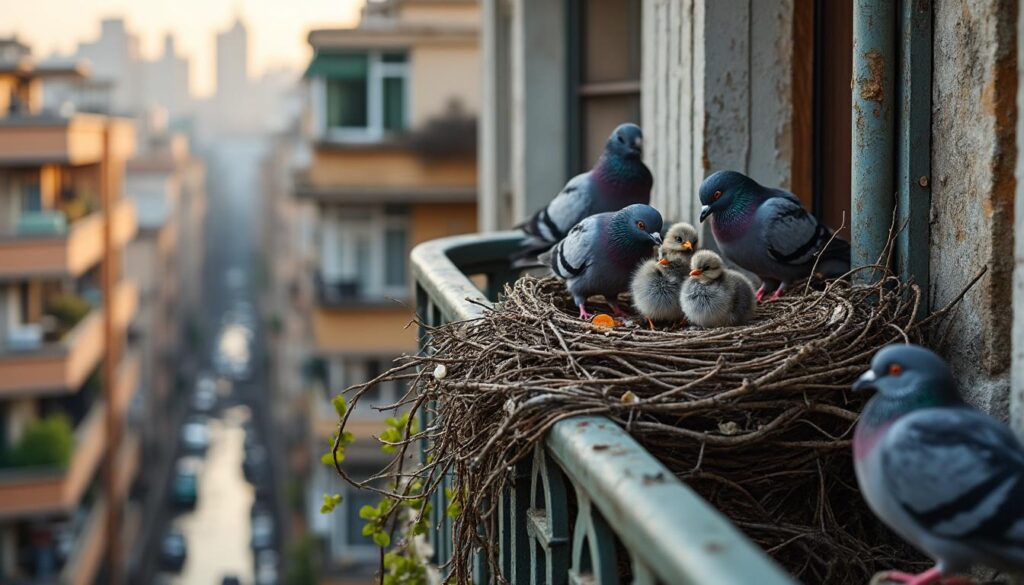découvrez la signification d'un nid de pigeon sur votre balcon et les actions à entreprendre pour gérer cette situation efficacement et en toute sécurité.