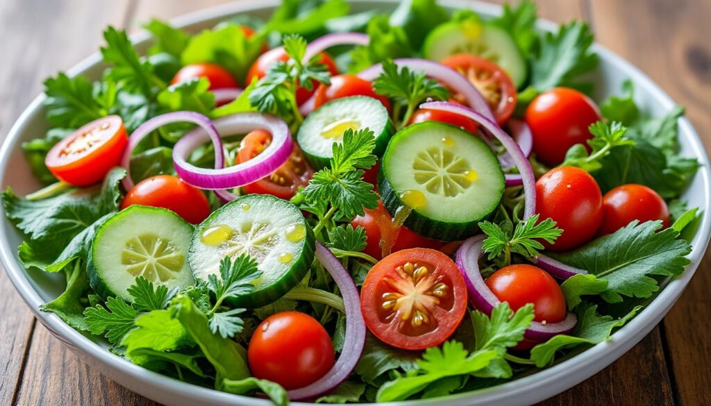 découvrez des idées fraîches et légères de salades parfaites pour accompagner vos accras de morue et apporter une touche saine et savoureuse à vos repas.