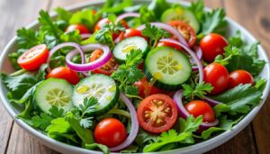 découvrez des idées fraîches et légères de salades parfaites pour accompagner vos accras de morue et apporter une touche saine et savoureuse à vos repas.