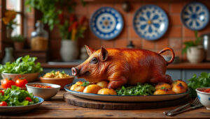découvrez la recette traditionnelle authentique du leitão bairrada, un plat portugais savoureux à base de porc rôti, parfait pour vos repas festifs.