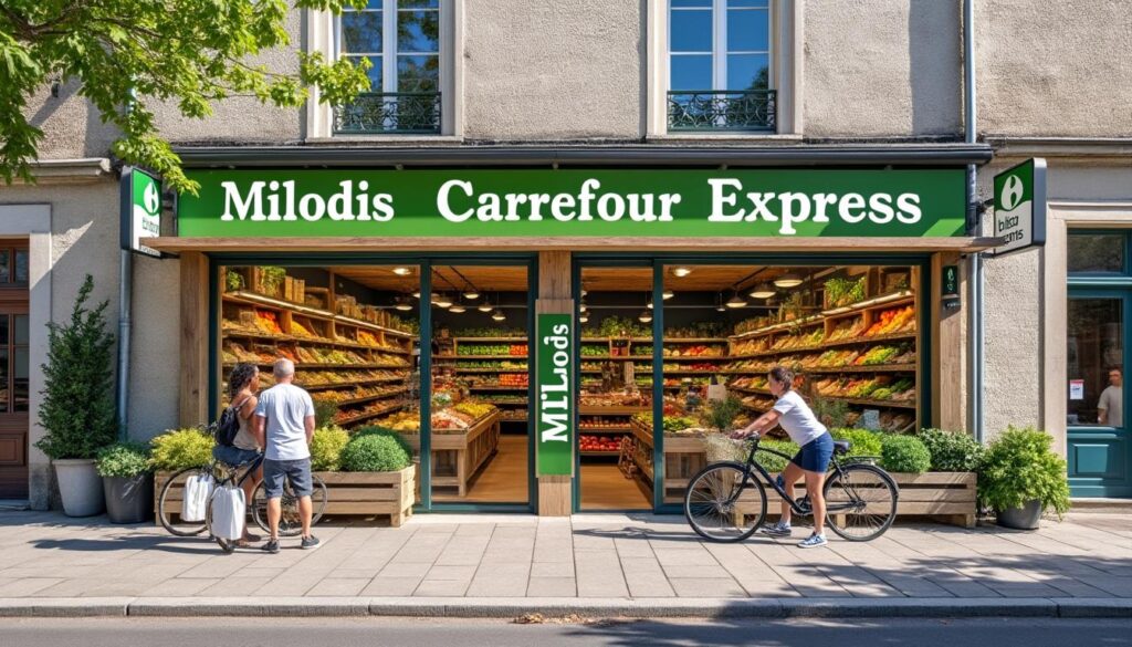 découvrez milodis carrefour express à carentan, votre supermarché de proximité spécialisé en produits bio, frais et locaux pour une alimentation saine et responsable.