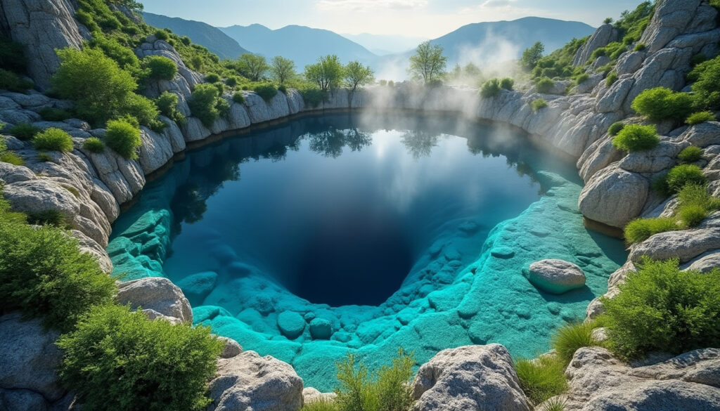 découvrez l'œil de la terre en croatie, une source naturelle spectaculaire et un site unique à ne pas manquer pour les amoureux de la nature et de paysages authentiques.