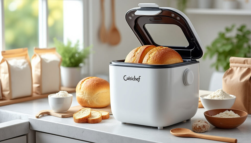découvrez la machine à pain cuisichef et réalisez facilement de délicieuses recettes de pain maison. succès assuré pour un pain frais et croustillant à chaque cuisson.