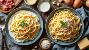 découvrez comment choisir entre la crème fraîche liquide ou épaisse pour réussir vos pâtes carbonara et obtenir une texture parfaite.